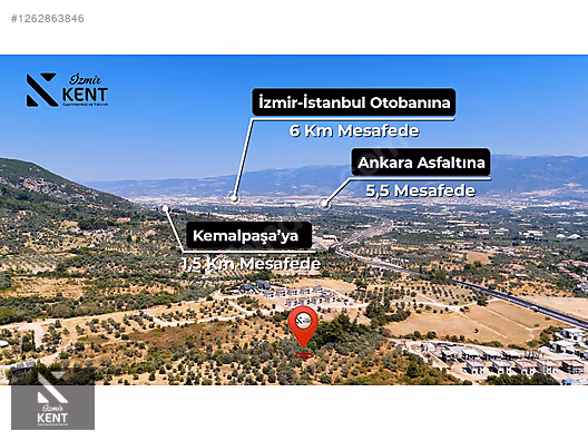 Kemalpaşa Çiniliköy Satılık 3.002 m2 Villa İmarlı Arsa - İZMİR KEMALPAŞA fotoğraf 10