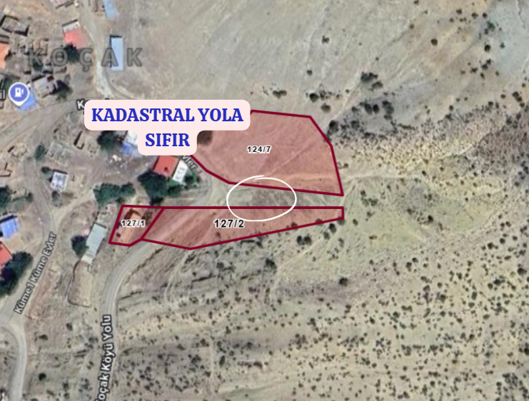 NİĞDE ULUKIŞLA KOÇAK KÖYÜNDE 1.547 M²  ARSA  SATILIKTIR - NİĞDE ULUKIŞLA fotoğraf 3