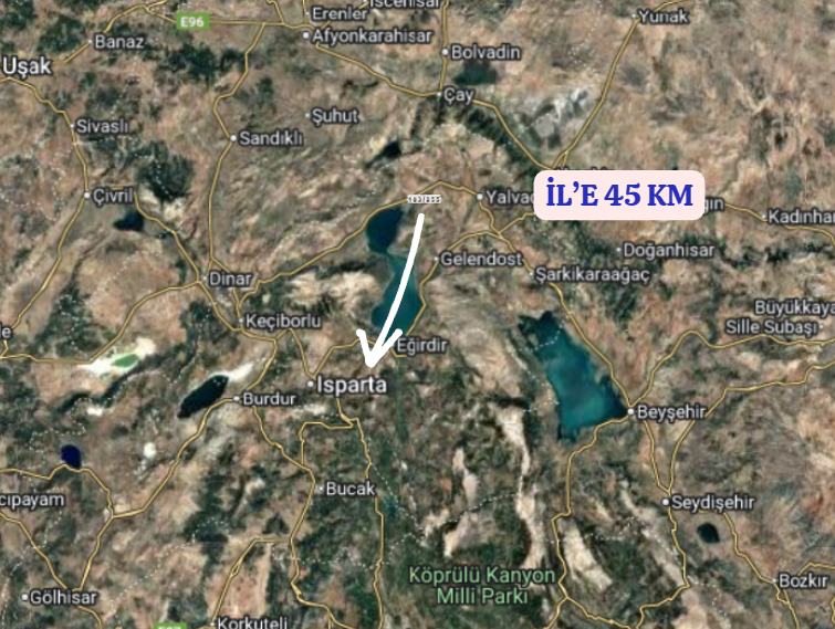 ISPARTA YALVAÇ YUKARI TIRTAR KÖYÜNDE 3.788 M²  TARLA  SATILIKTIR - ISPARTA YALVAÇ fotoğraf 6