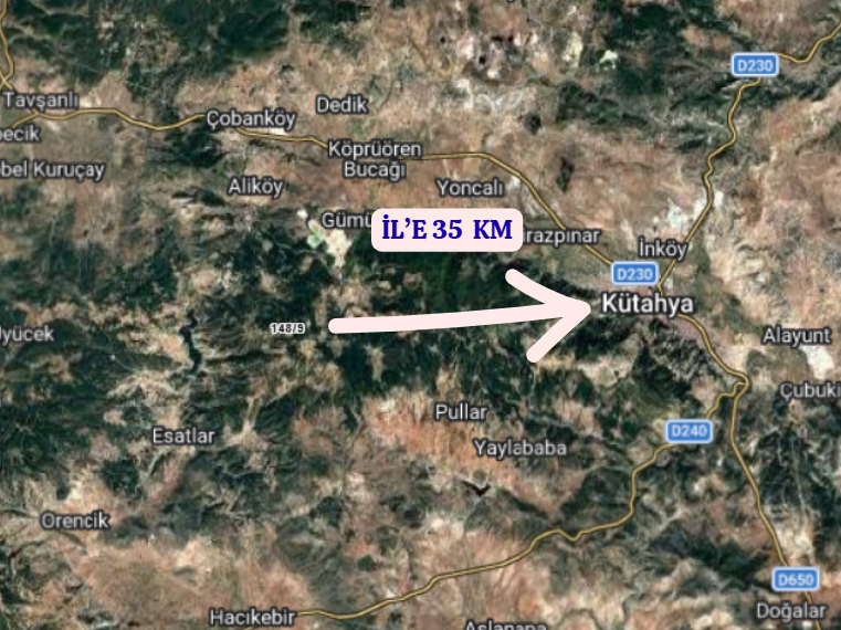KÜTAHYA TAVŞANLI KARAKİŞİ  KÖYÜNDE  2.978  M²  TARLA  SATILIKTIR - KÜTAHYA TAVŞANLI fotoğraf 6