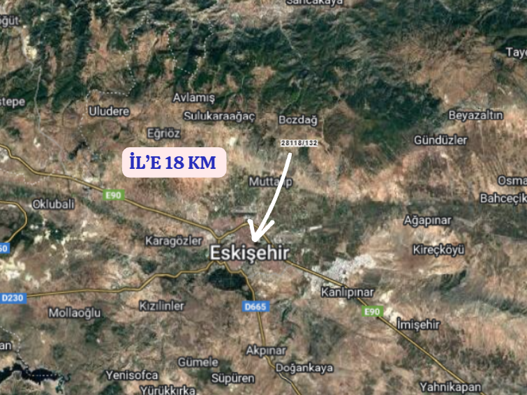 ESKİŞEHİR TEPEBAŞI KARADERE   KÖYÜNDE 2.767 M²  TARLA SATILIKTIR - ESKİŞEHİR TEPEBAŞI fotoğraf 6