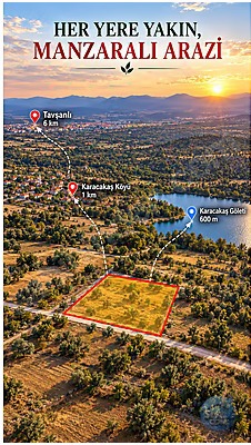 KÜTAHYA TAVŞANLI KARACAKAŞ KÖYÜN DE 3.306 M² TARLA SATILIKTIR - KÜTAHYA TAVŞANLI fotoğraf 3