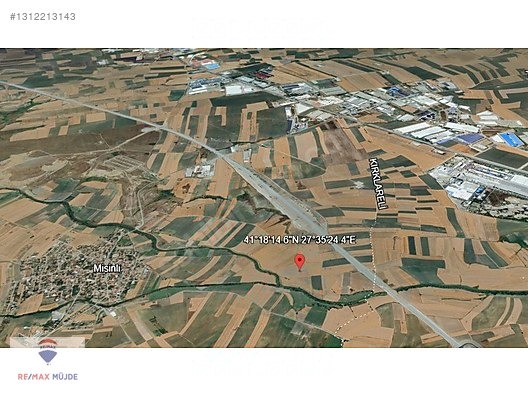 ERGENE MİSNLİ MAH.29.225 M2 KADASTRO YOLA CEPHELİ TARLA - TEKİRDAĞ ERGENE fotoğraf 2