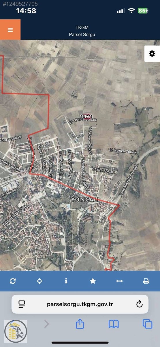 ASLAN EMLAK'TAN ENNE MAHALLESİNDE 2089 M2 ARSA - KÜTAHYA MERKEZ fotoğraf 3