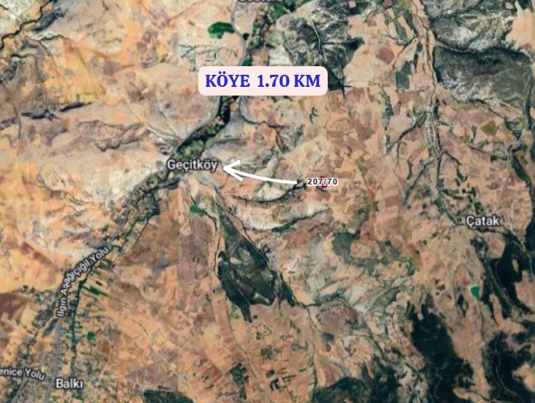 KONYA ILGIN GEÇİT  KÖYÜNDE 6.453   M² TARLA  SATILIKTIR - KONYA ILGIN fotoğraf 4