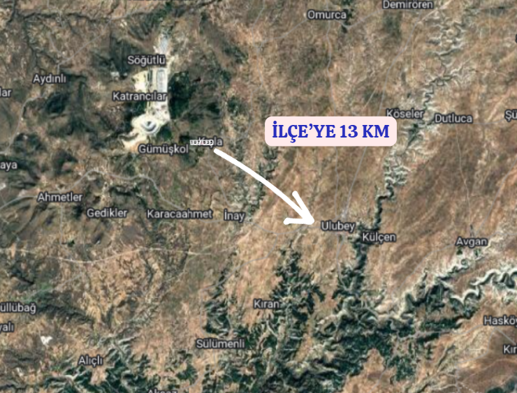 UŞAK ULUBEY KIŞLA  KÖYÜNDE 2.336  M² TARLA  SATILIKTIR - UŞAK ULUBEY fotoğraf 5