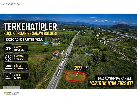 BARTIN MERKEZE SADECE 5 DK YOL KENARI SATILIK TARLA - BARTIN MERKEZ fotoğraf 7
