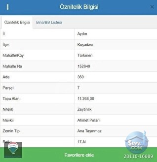 ŞEHIR MERKEZINE YAKIN 11.268 M² SATILIK ZEYTINLIK - AYDIN KUŞADASI fotoğraf 15