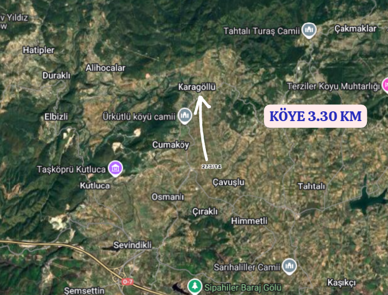 KOCAELİ DERİNCE KARAGÖLLÜ  KÖYÜNDE   97  M²  TARLA  SATILIKTIR - KOCAELİ DERİNCE fotoğraf 7