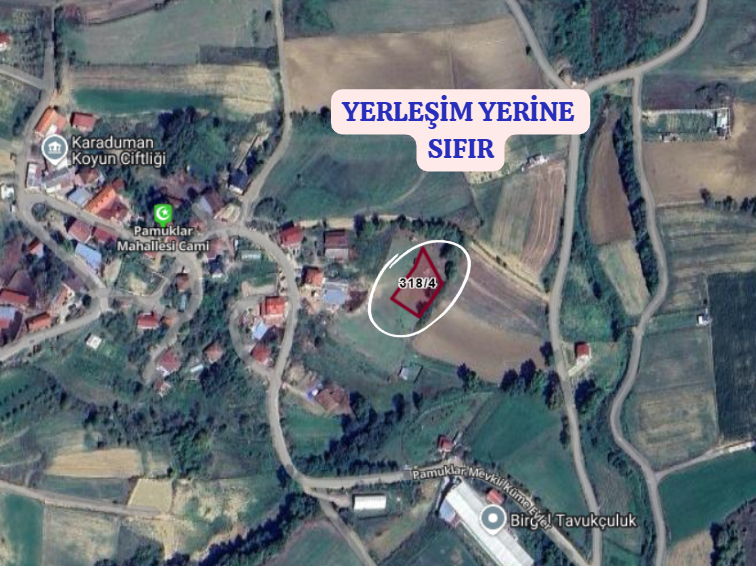 KOCAELİ DERİNCE GEREDELİ   KÖYÜNDE TARLANIN 218   M²  Sİ  SATILIKTIR - KOCAELİ DERİNCE fotoğraf 6