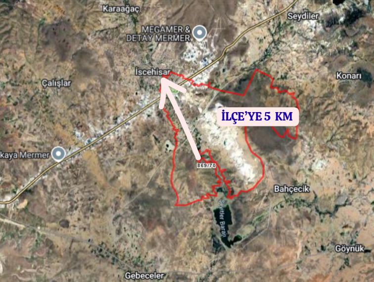 AFYONKARAHİSAR İSCEHİSAR TEPECİK    KÖYÜNDE  1.521 M²  TARLA  SATILIKTIR - AFYONKARAHİSAR İSCEHİSAR fotoğraf 5