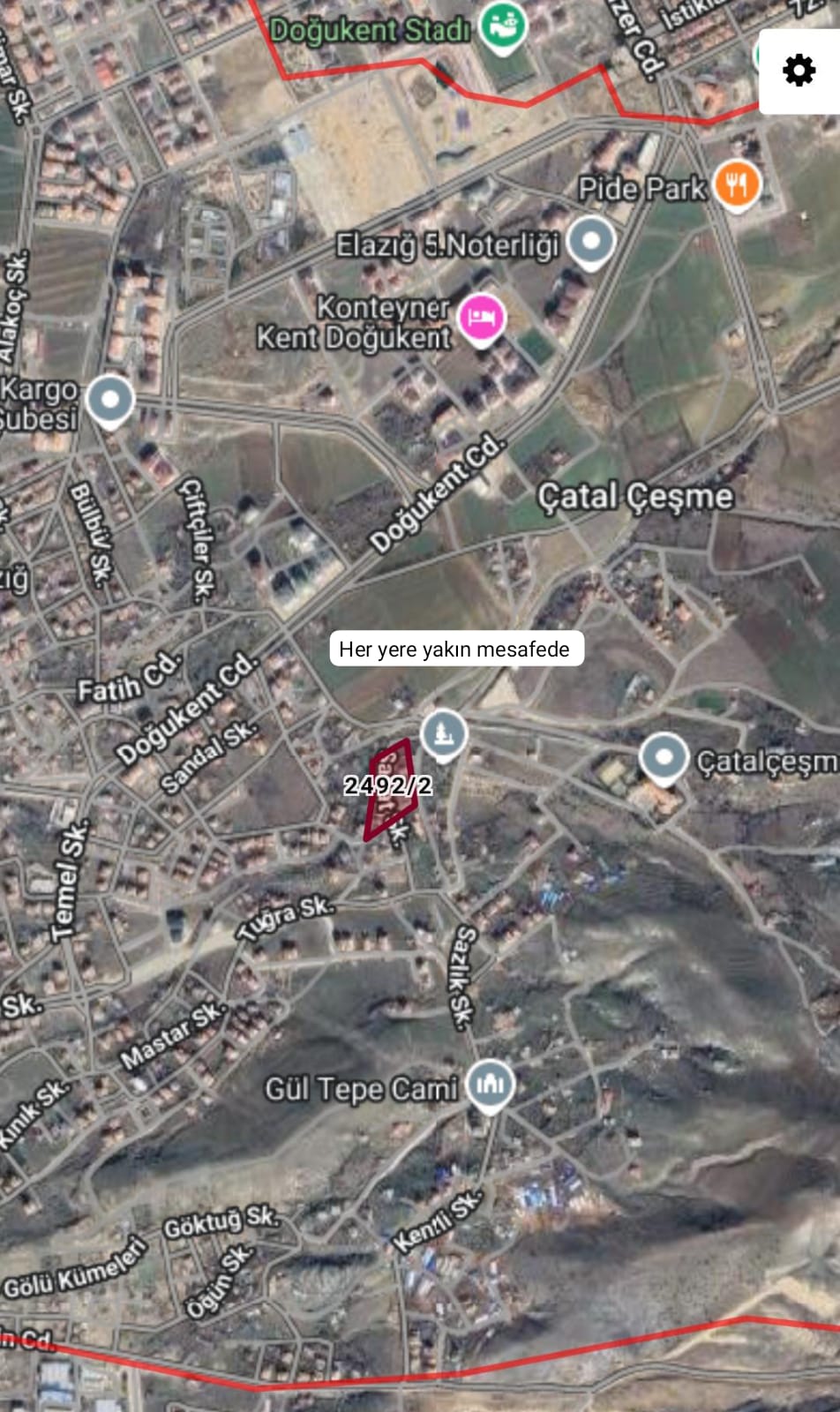 Mornikte sahibinden satılık kelepir arsa 295M² Elazığ / Merkez / Çatal Çeşme Mh. - ELAZIĞ MERKEZ fotoğraf 3