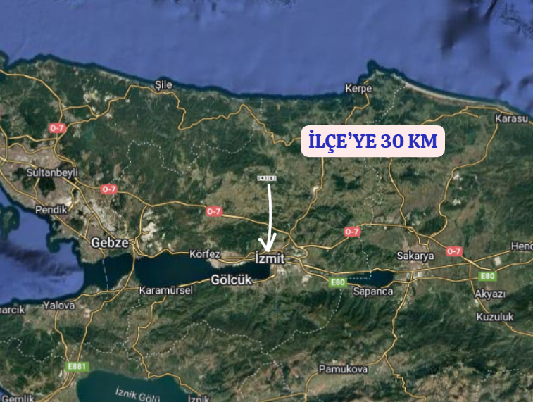 KOCAELİ İZMİT BULDUK  KÖYÜNDE 1.452 M²  TARLA  SATILIKTIR - KOCAELİ İZMİT fotoğraf 5