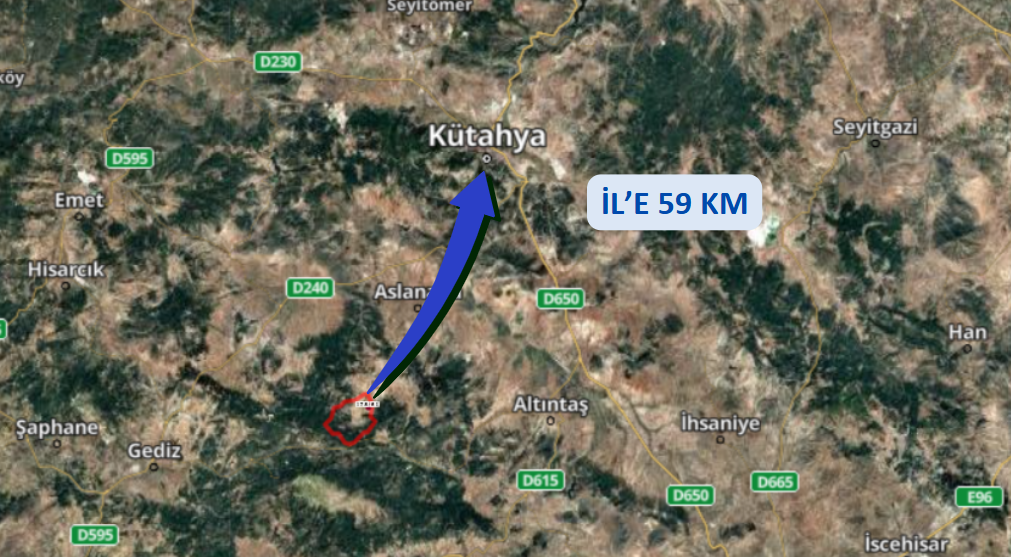 KÜTAHYA ASLANAPA TOKUL KÖYÜNDE 5.354 M² TARLAMIZ SATILIKTIR. - KÜTAHYA ASLANAPA fotoğraf 6