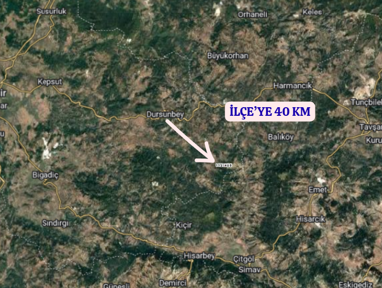 BALIKESİR DURSUNBEY REŞADİYE  KÖYÜNDE  397 M²  TARLA  SATILIKTIR - BALIKESİR DURSUNBEY fotoğraf 5