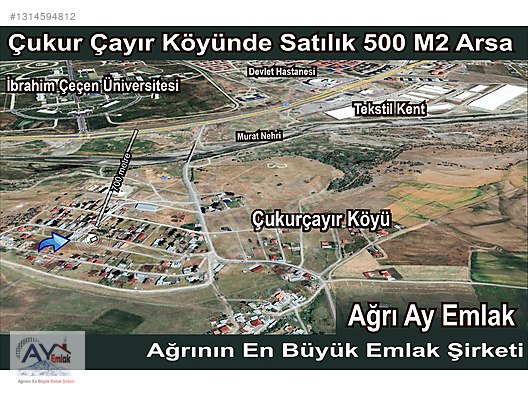 Üniversite ve Hastane karşısında satılık 500 m² Arsa - AĞRI MERKEZ fotoğraf 3