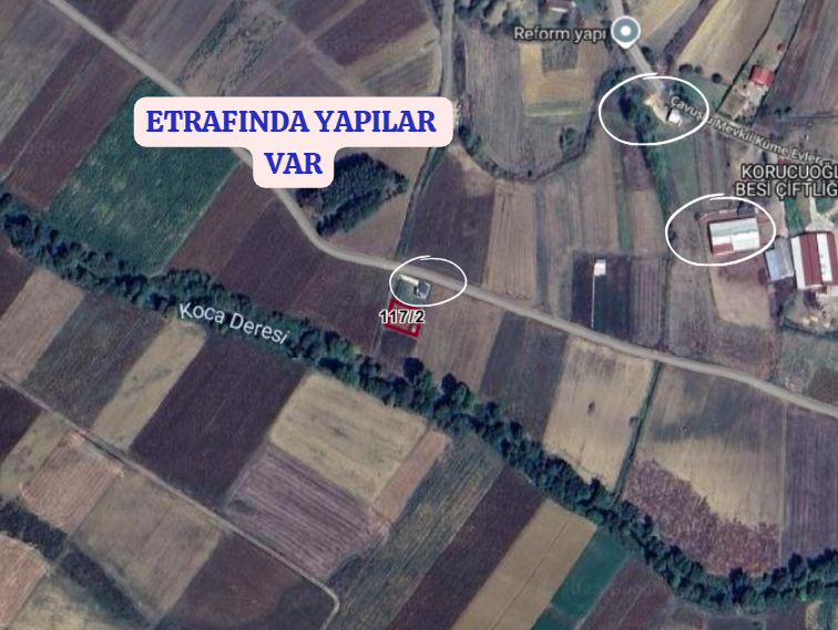 KOCAELİ DERİNCE ÇAVUŞLU   KÖYÜNDE  420   M²  TARLA  SATILIKTIR - KOCAELİ DERİNCE fotoğraf 4