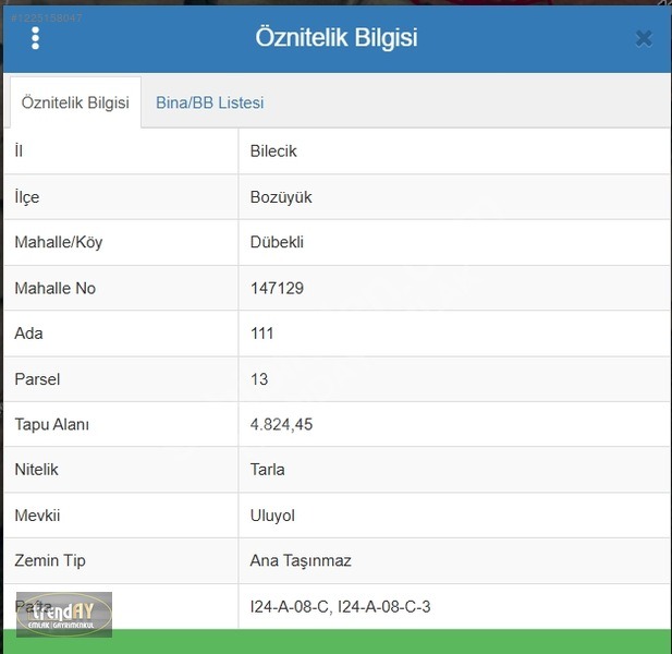 Dübekli Köyü'nde 10.570 m² Kadastral Yola Cepheli Tarlalar - BİLECİK BOZÜYÜK fotoğraf 7