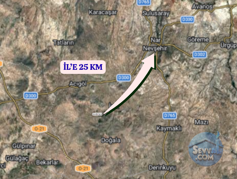 NEVŞEHİR ACIGÖL TOPAÇ  KÖYÜNDE  969 M²  TARLA  SATILIKTIR - NEVŞEHİR ACIGÖL fotoğraf 6