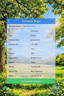 🚨 GEDİZ'DE KÖY MANZARALI 6.266 M² EŞSİZ ARAZİ 🚨 - KÜTAHYA GEDİZ fotoğraf 2