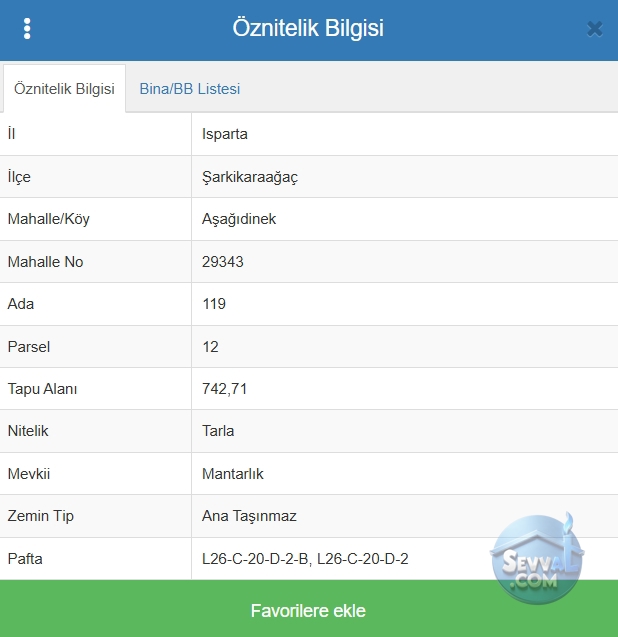 ISPARTA ŞARKİKARAAĞAÇ AŞAĞIDİNEK 742 M² TARLAMIZ SATILIKTIR. - Isparta Şarkikaraağaç fotoğraf 5