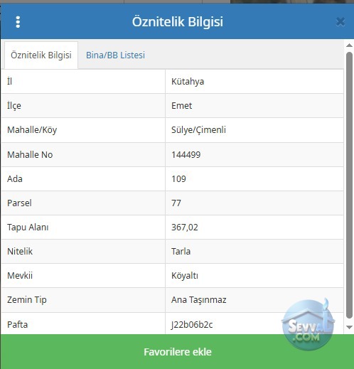 KÜTAHYA EMET SÜLYE DE 367 M² TARLAMIZ SATILIKTIR - KÜTAHYA EMET fotoğraf 2
