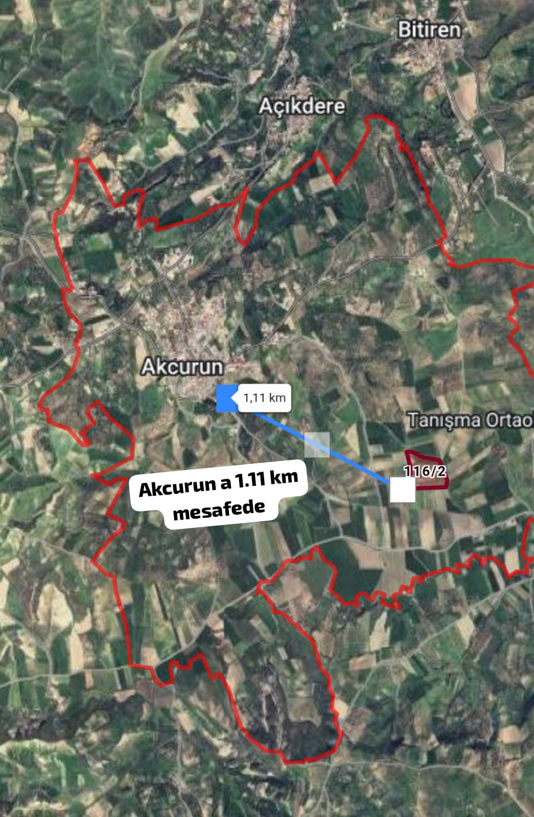 Akcurun mah 4.400 m2 satlık tarla - HATAY ANTAKYA fotoğraf 3