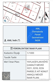 Seydikemer Yayla Ceylan'da 700 m² İmarlı Arsa - MUĞLA SEYDİKEMER fotoğraf 4