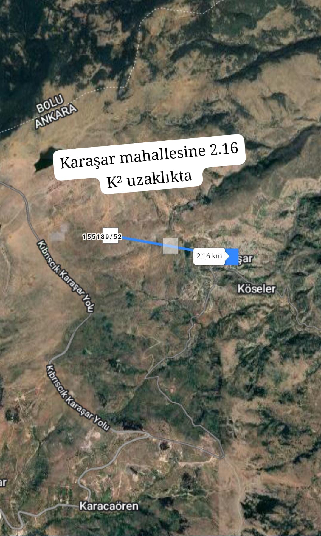 ANKARA BEYPAZARI KARAŞAR 350  m² ARSAMIZ SATILIKTIR. - ANKARA BEYPAZARI fotoğraf 4