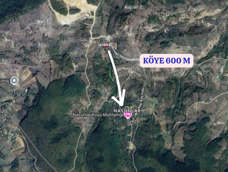 KOCAELİ KANDIRA NASUHLAR KÖYÜNDE 1.761 M²  TARLA  SATILIKTIR - KOCAELİ KANDIRA fotoğraf 4