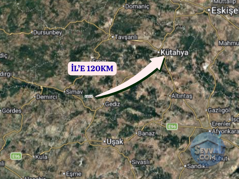 KÜTAHYA ŞAPHANE SUBAŞI  KÖYÜNDE 856 M²  TARLA  SATILIKTIR - KÜTAHYA ŞAPHANE fotoğraf 6