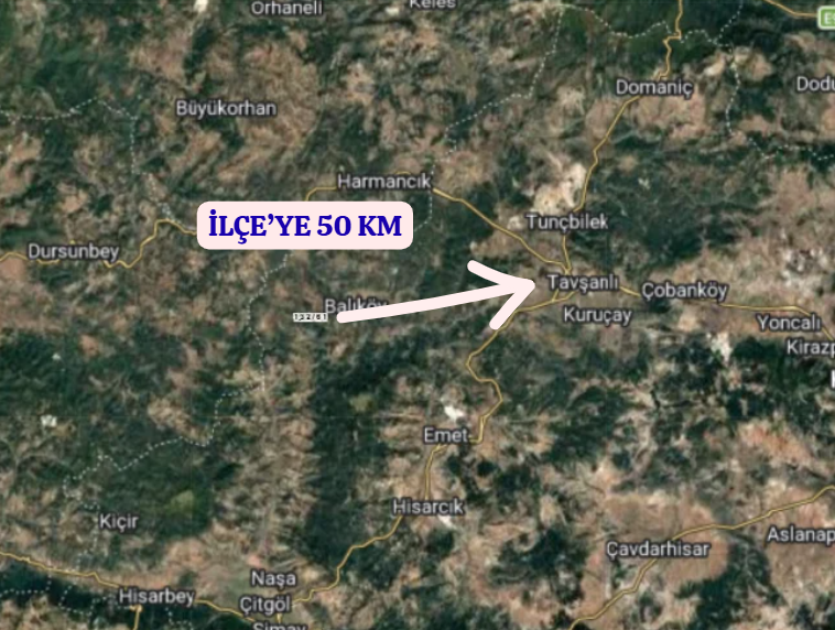 KÜTAHYA TAVŞANLI AYDINLAR  KÖYÜNDE 7.014 M²  TARLA  SATILIKTIR - KÜTAHYA TAVŞANLI fotoğraf 5