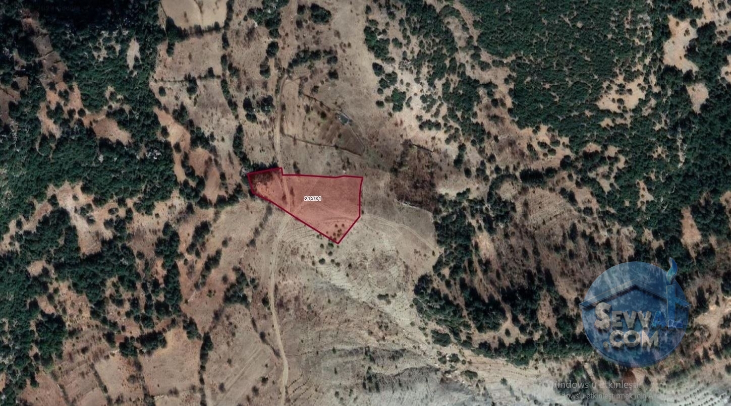 ASYA EVİM GAYRİMENKULDEN ÇANAKLI KÖYÜNDE SATILIK ARAZİ - Burdur Ağlasun fotoğraf 2
