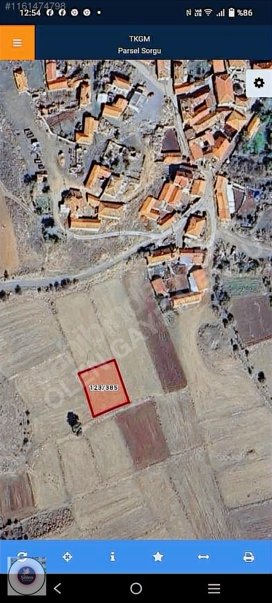 KÜTAHYA MERKEZDE SATILIK TARLA - KÜTAHYA MERKEZ fotoğraf 2
