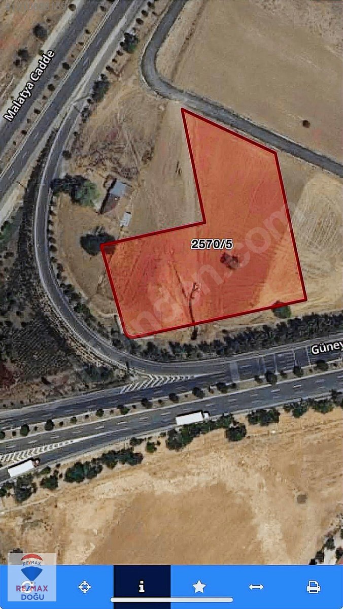 REMAX DOĞU MALATYA CADDESİ BAĞLANTI KAVŞAĞI 7062 M2 TİCARİ ARSA - ELAZIĞ MERKEZ fotoğraf 5