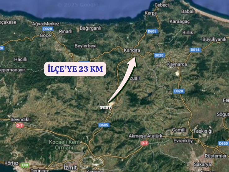 KOCAELİ KANDIRA KOCAKAYMAZ  KÖYÜNDE 2.250 M²  TARLA  SATILIKTIR - KOCAELİ KANDIRA fotoğraf 6