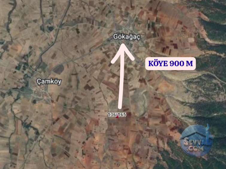 KÜTAHYA ÇAVDARHİSAR GÖKAĞAÇ  KÖYÜNDE  1.612 M²  TARLA SATILIKTIR - KÜTAHYA ÇAVDARHİSAR fotoğraf 4