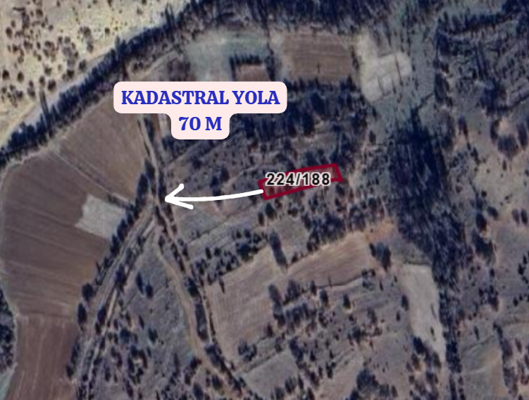KONYA ÇUMRA AFŞAR   KÖYÜNDE  819  M²  TARLA  SATILIKTIR - KONYA ÇUMRA fotoğraf 3