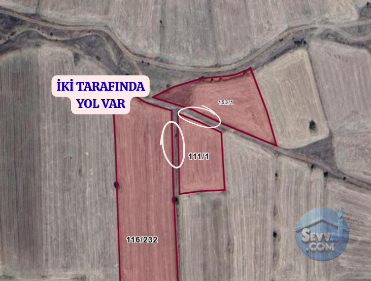 KÜTAHYA ÇAVDARHİSAR GÖKAĞAÇ  KÖYÜNDE  2.082 M²  TARLA SATILIKTIR - KÜTAHYA ÇAVDARHİSAR fotoğraf 3