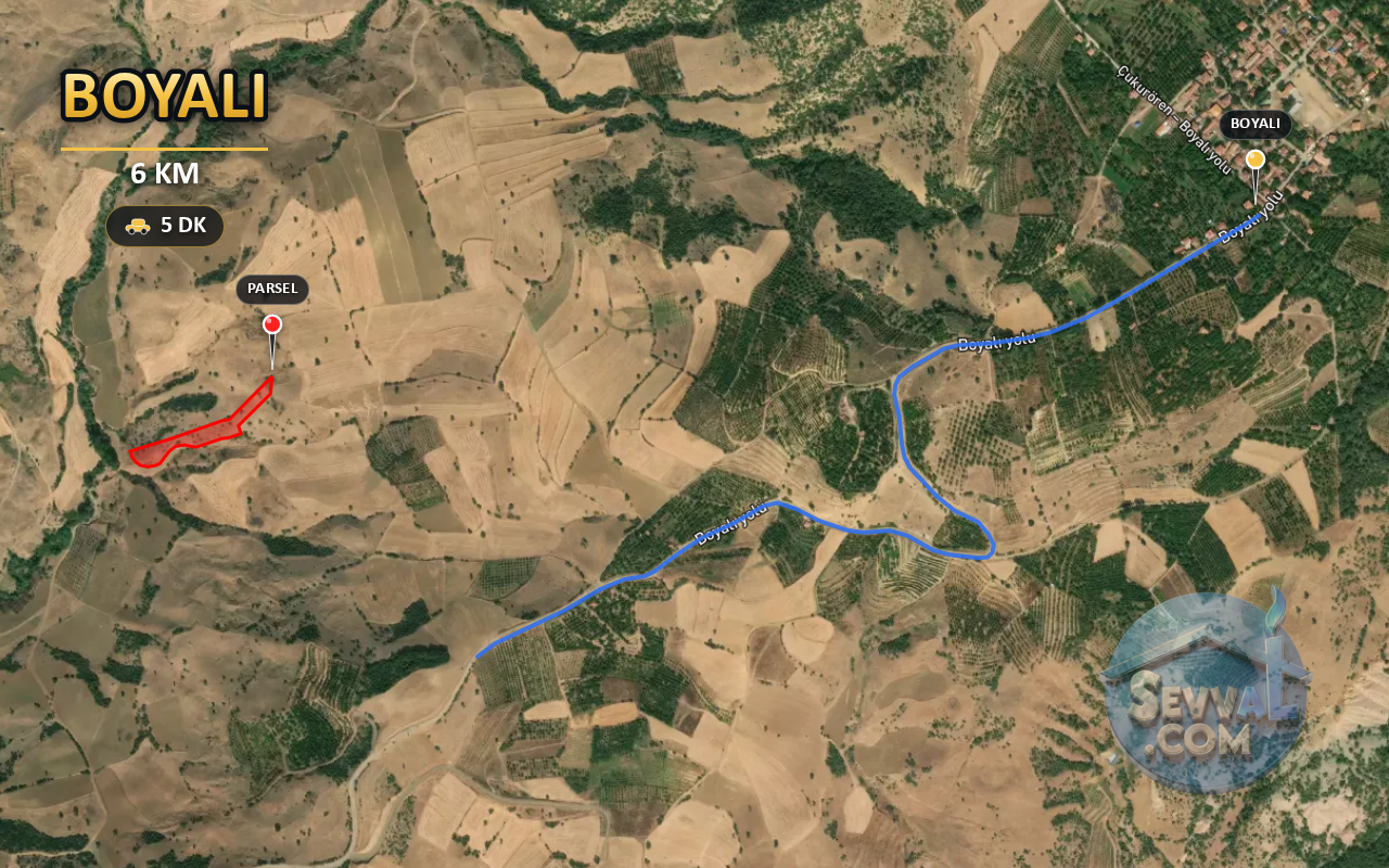 AMASYA SULUOVA BOYALI 5.773 m² SATILIK ARSA - AMASYA SULUOVA fotoğraf 5