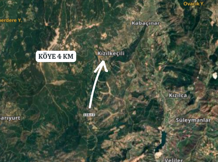 İZMİR BAYINDIR KIZILKEÇİLİ  KÖYÜNDE 1.489  M² ZEYTİNLİK  SATILIKTIR - İZMİR BAYINDIR fotoğraf 4