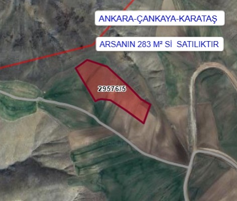 ANKARA ÇANKAYA KARATAŞ MAHALLESİNDE ARSANIN 283 M² Sİ  SATILIKTIR - ANKARA ÇANKAYA fotoğraf 2