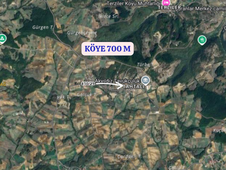 KOCAELİ DERİNCE TAHTALI    KÖYÜNDE  237  M²  BAHÇE  SATILIKTIR - KOCAELİ DERİNCE fotoğraf 5