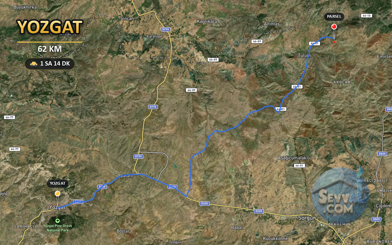 YOZGAT SORGUN EYMİR 2.200 m² SATILIK ARSA - YOZGAT SORGUN fotoğraf 4