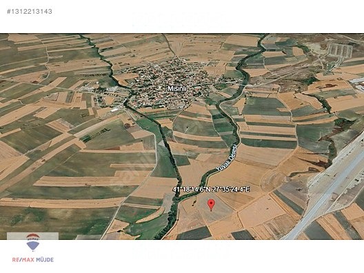 ERGENE MİSNLİ MAH.29.225 M2 KADASTRO YOLA CEPHELİ TARLA - TEKİRDAĞ ERGENE fotoğraf 3