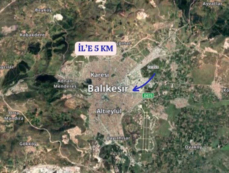 BALIKESİR ALTIEYLÜL GÜMÜŞÇEŞME  KÖYÜNDE 5.734  M² TARLA SATILIKTIR - BALIKESİR ALTIEYLÜL fotoğraf 6