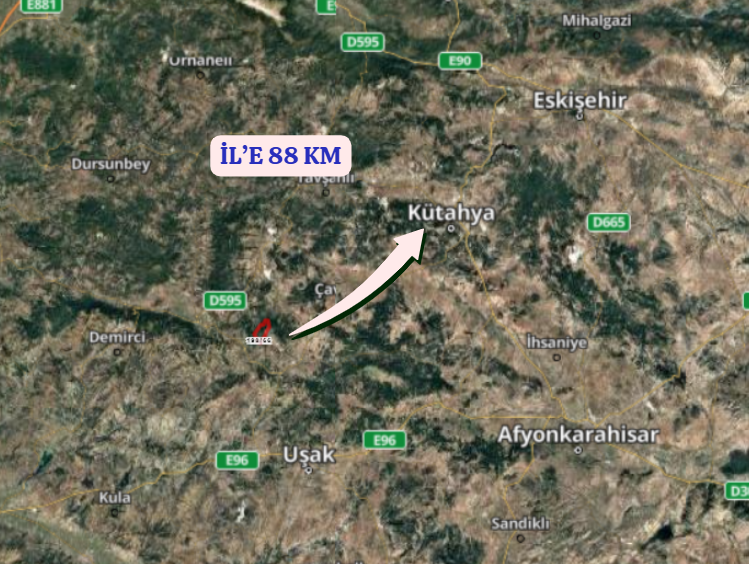   KÜTAHYA ŞAPHANE SUBAŞI KÖYÜNDE  1.609 M²  BAHÇE SATILIKTIR - KÜTAHYA ŞAPHANE fotoğraf 7