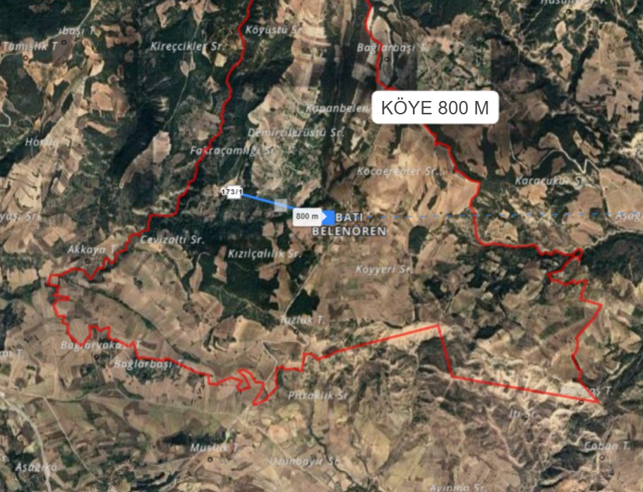 BİLECİK YENİPAZAR BATIBELENÖREN  KÖYÜ’NDE 906 M² TARLA SATILIKTIR - BİLECİK YENİPAZAR fotoğraf 4