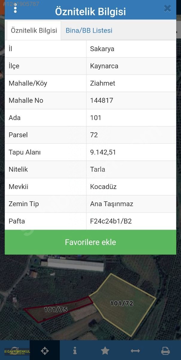 11.752 M² FIRSAT FINDIK BAHÇESİ SAKARYA KAYNARCA ZİAHMET MAH. - SAKARYA KAYNARCA fotoğraf 45