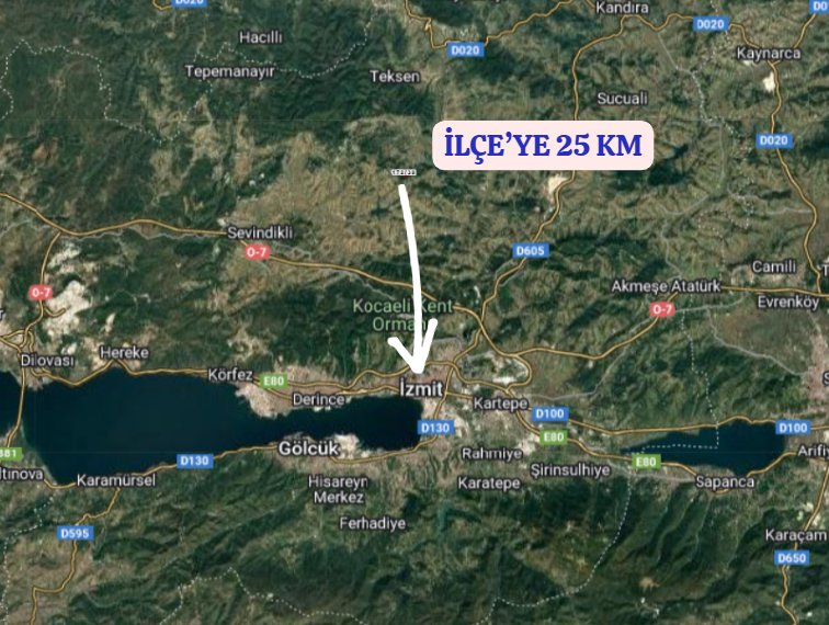 KOCAELİ İZMİT BULDUK  KÖYÜNDE 1.330 M²  TARLA  SATILIKTIR - KOCAELİ İZMİT fotoğraf 5